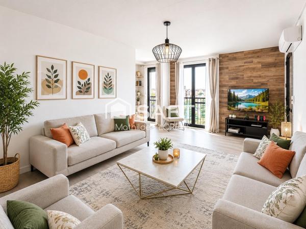 Appartement T4 lumineux, rénové en étage élevé avec vue dégagée, clim et ascenseur
