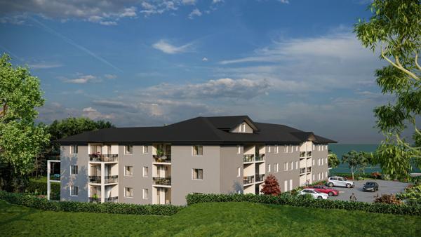 Appartement T2 avec balcon au dernier étage à vendre à SEYSSEL (01)