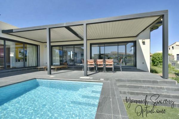 VILLA CONTEMPORAINE D'EXCEPTION AU CŒUR DE LA SALANQUE - CLAIRA (66530)