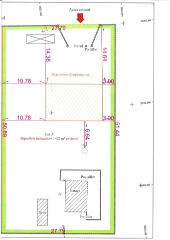 Terrain
        
        - 1343 m² 190 000 € *