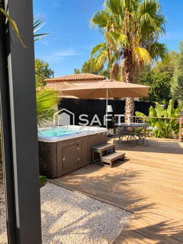 Maison familiale, jacuzzi et hauteur sous plafond exceptionnelle