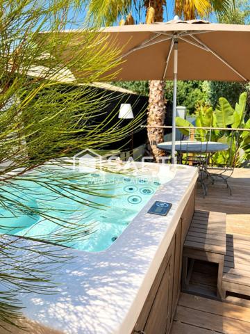 Maison familiale, jacuzzi et hauteur sous plafond exceptionnelle