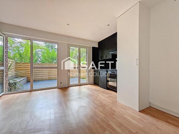 Maurepas l'Agiot studio 30m2 en rez de jardin