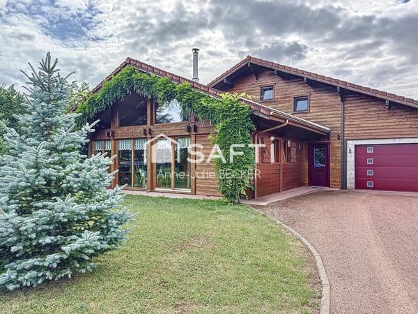 Maison en bois autoclave 150m2 au sol