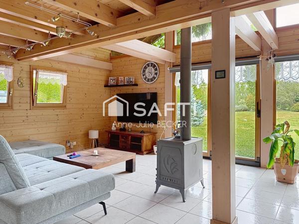 Maison en bois autoclave 150m2 au sol