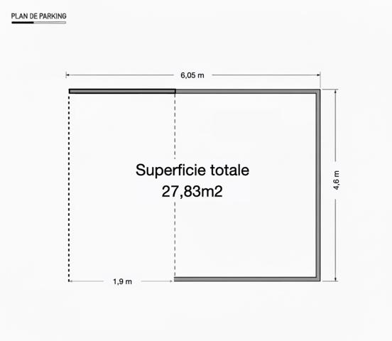 Parking - 28 m² Exclusivité efficity