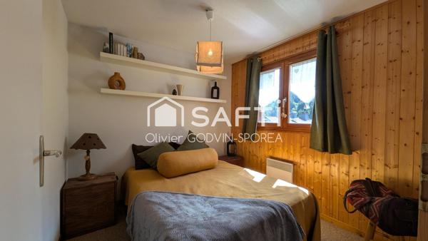 Appartement 2 Pièces avec balcon exposé plein Sud sans vis à vis avec vue imprenable sur les montagnes