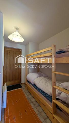 Appartement 2 Pièces avec balcon exposé plein Sud sans vis à vis avec vue imprenable sur les montagnes