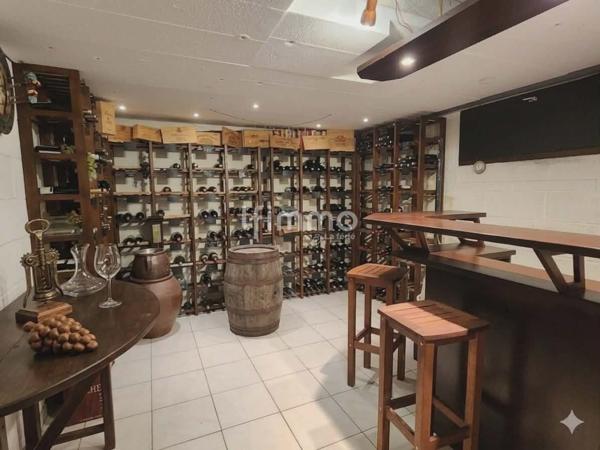 Maison traditionnelle avec étang