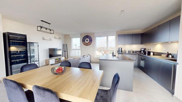 STRASBOURG – Aux portes de Koenigshoffen F4 de 91 m² – Dernier étage – Terrasse plein sud – Résidence 2024 – Garage