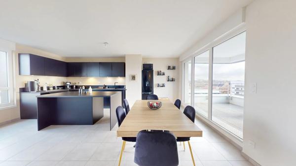 STRASBOURG – Aux portes de Koenigshoffen F4 de 91 m² – Dernier étage – Terrasse plein sud – Résidence 2024 – Garage