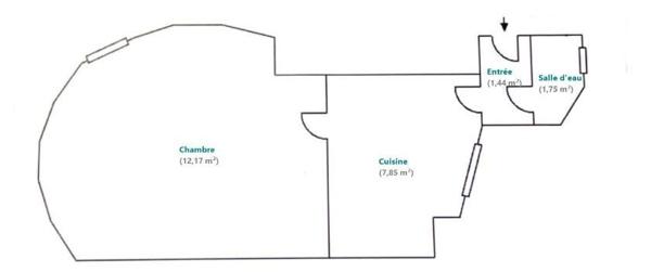 Appartement à vendre 1 pièce 23 m² Paris 15