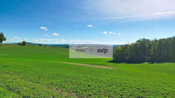 Terrain constructible 1279 m² avec vue dégagée – Molières (82)