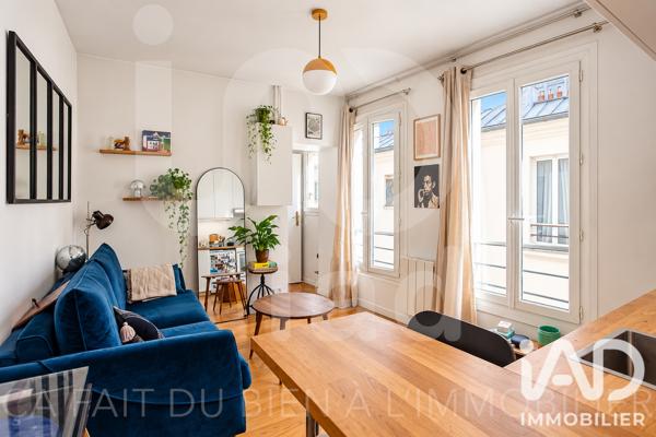 Appartement à vendre 2 pièces 26,34 m² Paris 17