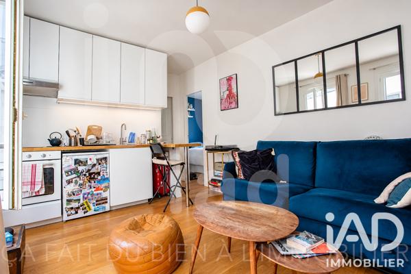 Appartement à vendre 2 pièces 26,34 m² Paris 17