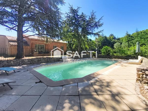 Maison 157m² sur 3000m² de terrain avec Vue Luberon – Apt (84400)