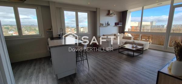 Appartement 77 m² – Lumineux et Rénové – Avec Balcon, Garage et Cave