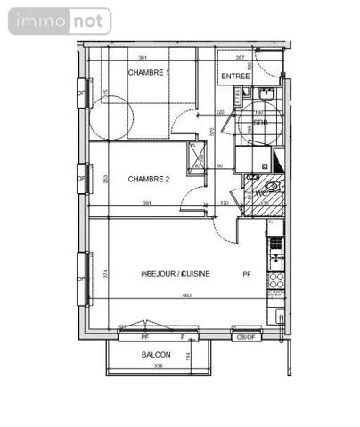 Achat - Appartement Saint-Martin-Boulogne 62280 3 pièces 60 m 2