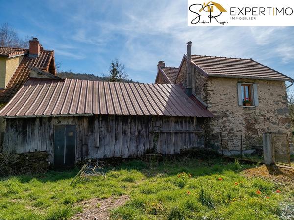 Menat (63560) Maison 80 m² à finir Bord de Sioule, 3510m² de terrain