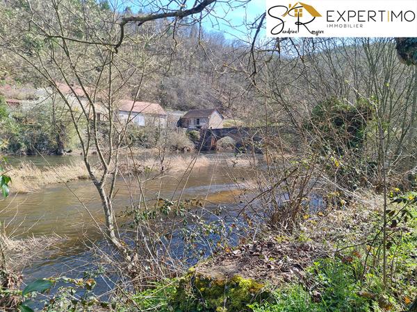 Menat (63560) Maison 80 m² à finir Bord de Sioule, 3510m² de terrain