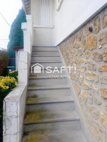 Maison F3  de 65m2 habitable / 105 m2 sous sol total exploitable