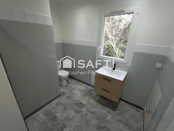 Maison de 105 m² sur un terrain de 700 m²