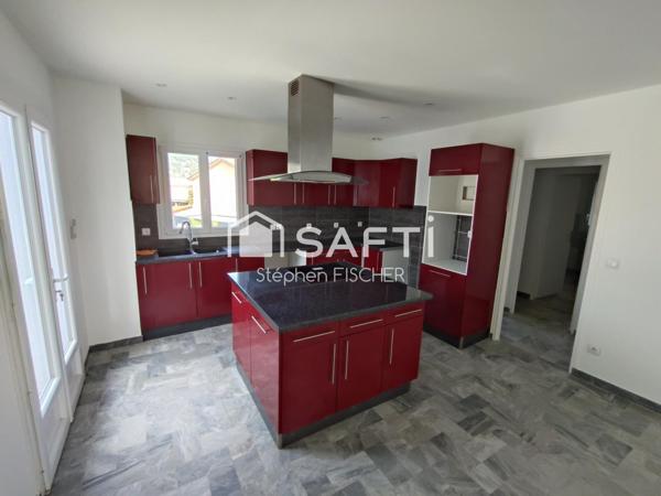 Maison de 105 m² sur un terrain de 700 m²