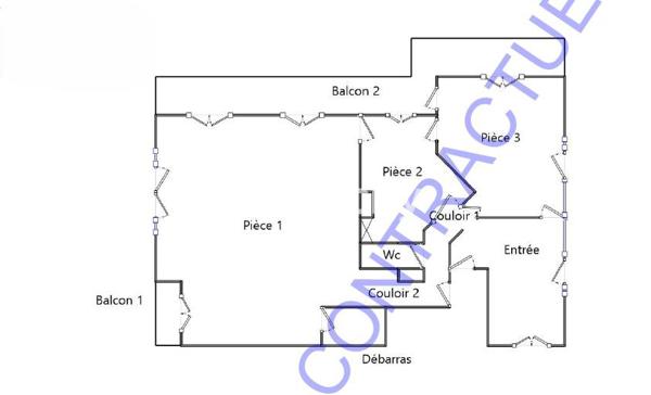Appartement 4 pièces - 136 m²