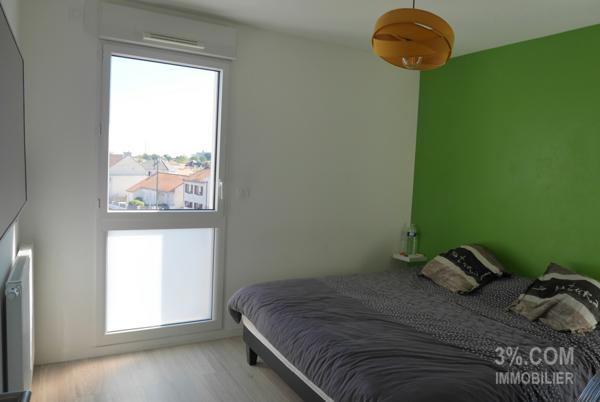 TRÉS BEL APPARTEMENT T3 RÉCENT AVEC TERRASSE EN L DE 10 m² GRANDE PLACE DE PARKING SÉCURISÉE Bouguenais (44340)