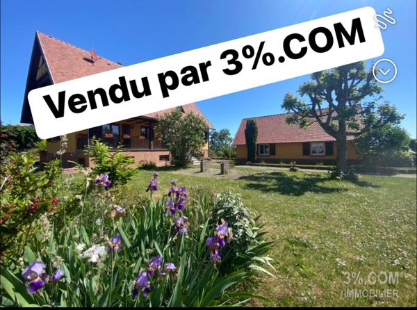 3%.COM Jolie maison avec 3 chambres terrain de 7 ares Wingersheim (67170)