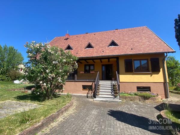 3%.COM Jolie maison avec 3 chambres terrain de 7 ares Wingersheim (67170)