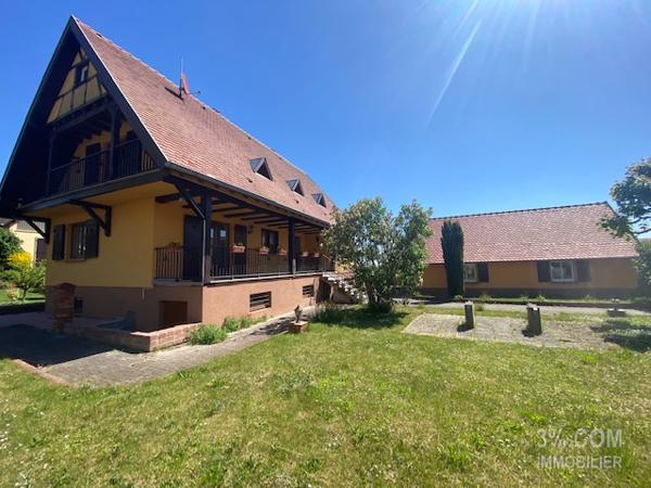 3%.COM Jolie maison avec 3 chambres terrain de 7 ares Wingersheim (67170)