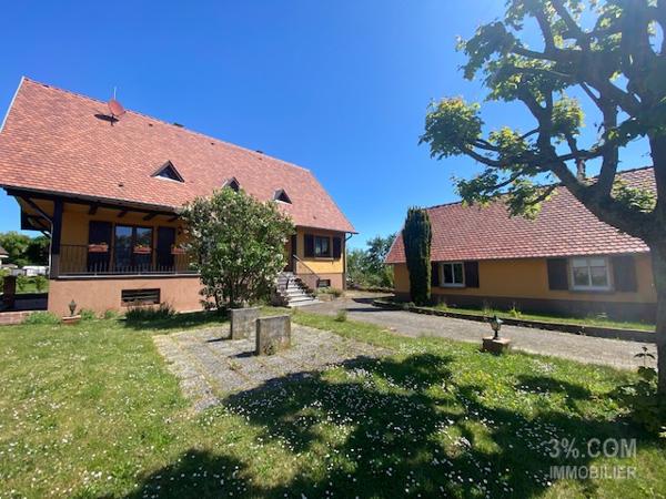 3%.COM Jolie maison avec 3 chambres terrain de 7 ares Wingersheim (67170)