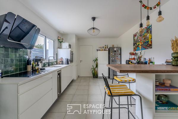 Maison de plain-pied avec jardin !