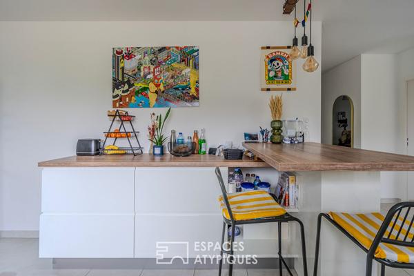 Maison de plain-pied avec jardin !