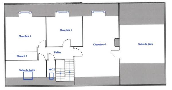 56130 CAMOEL - Maison familiale – 4 chambres dont 1 au rdc  –  garage -terrain constructible de 2 539 m²