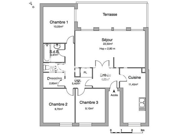 Location Appartement 4 pièces 80.7 m² - 133 AVENUE DE LA TIMONE Marseille 13010