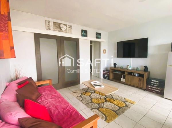 T2 avec vue mer aux Trois-Îlets