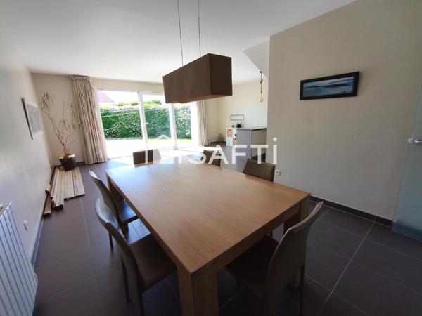 maison semi mitoyenne 3 chambres jardin parking