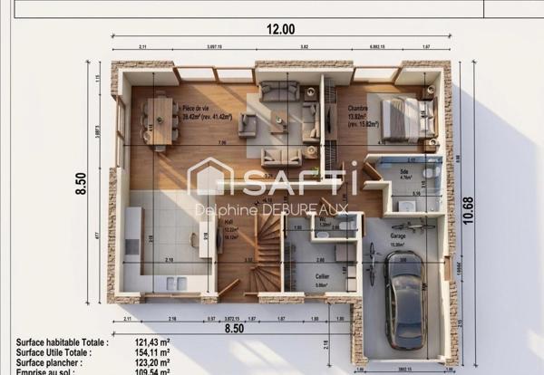 MAISON INDIVIDUELLE NEUVE SEMI PLAIN-PIED – SAULTAIN