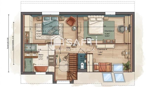 MAISON INDIVIDUELLE NEUVE SEMI PLAIN-PIED – SAULTAIN