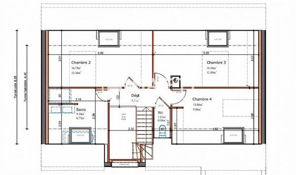 MAISON INDIVIDUELLE NEUVE SEMI PLAIN-PIED – SAULTAIN