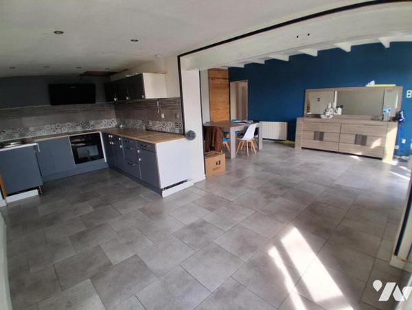 Fresnoy le grand - plain-pied 3ch  - garage et jardin