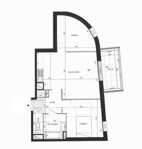 Appartement 3 pièces                                        - 44800 Saint-Herblain Réf : 12291