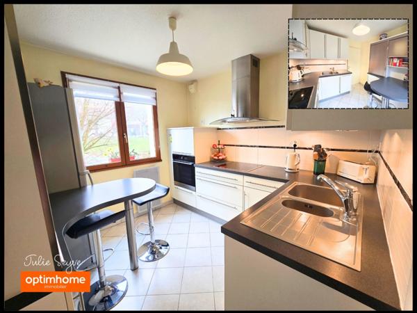 Appartement avec 2 chambres, une terrasse, une cave et un parking – Centre de Gex