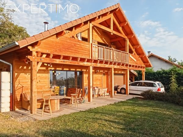 Gap (05000) SUPERBE CHALET, GRAND TERRAIN ET VUE DOMINANTE ET DEGAGEE !