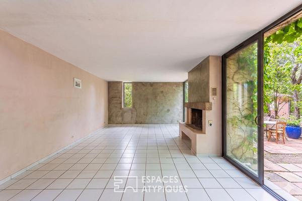 Maison atypique dans une bulle de verdure proche mer