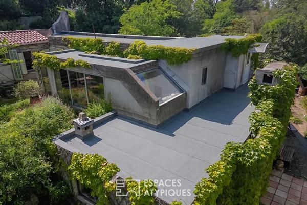 Maison atypique dans une bulle de verdure proche mer
