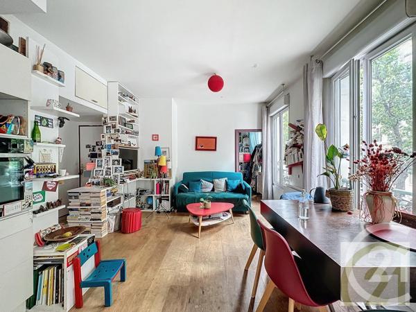 Appartement F3 à vendre  3 pièces - 48,60 m2 PARIS - 75018