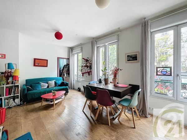 Appartement F3 à vendre  3 pièces - 48,60 m2 PARIS - 75018